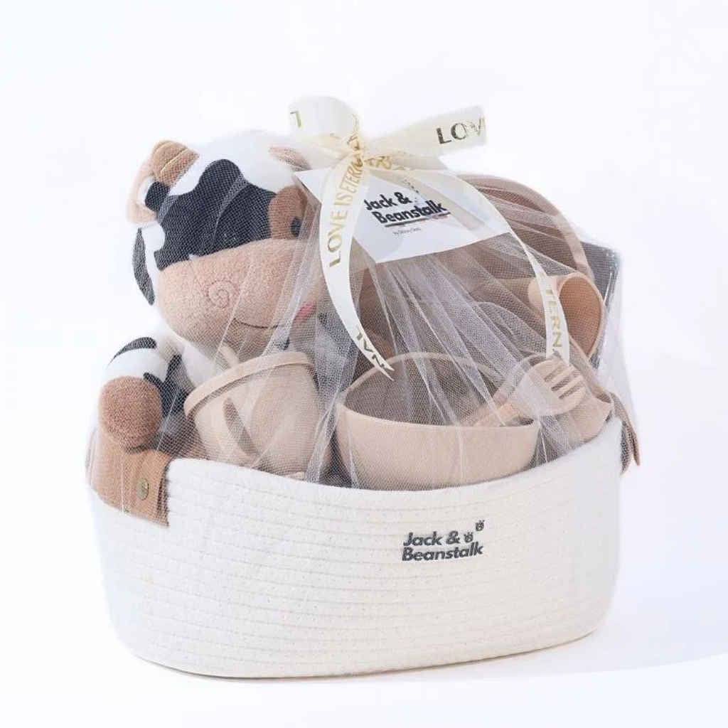 Moo & Munch - Baby Bib Feeding Gift Set