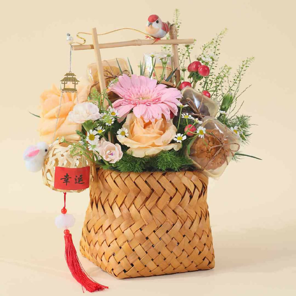 Moonlit Blooms - Mooncake Flower Basket