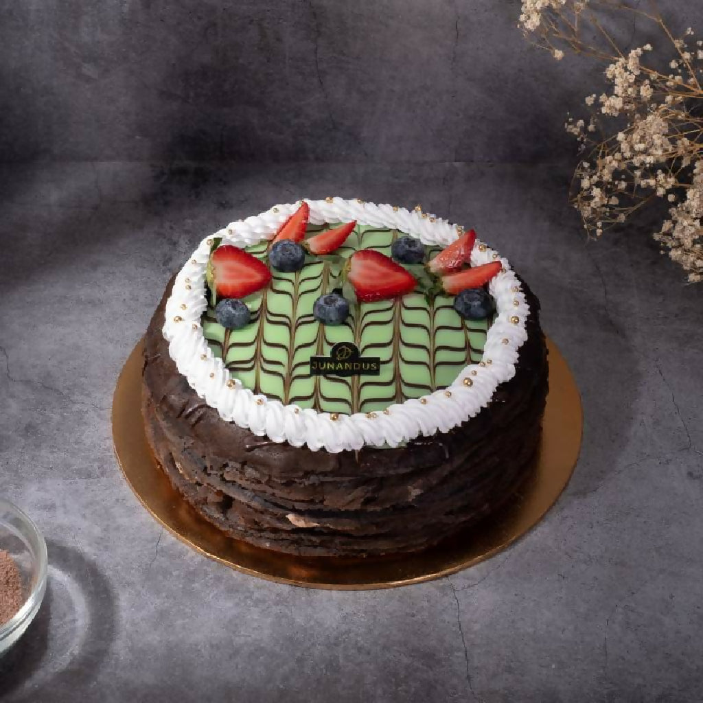 Aik Cheong Chocolate Mint Crepe Cake (8)