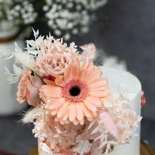 Antique Bloom Designer Cake (One Day Advance)