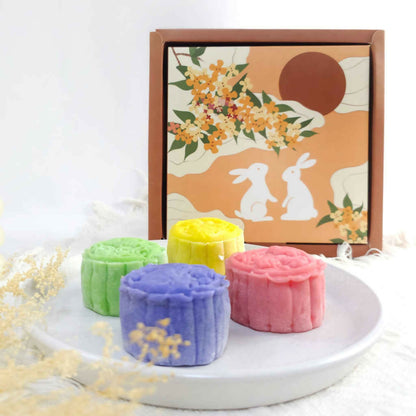 Snowskin Mooncake Mille Crepe Filling 4 pcs Set