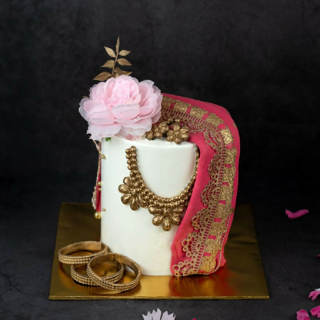 Saree Designer Cake (4-1)