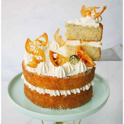 Lemon Poppyseed Cake - 6 Inch