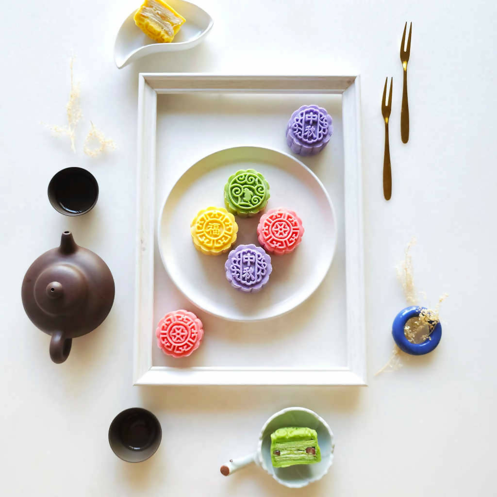 Snowskin Mooncake Mille Crepe Filling 4 pcs Set