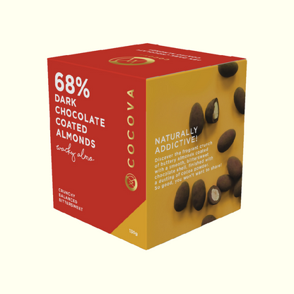 Wacky Almo 68% Dark Chocolate Coated Almonds