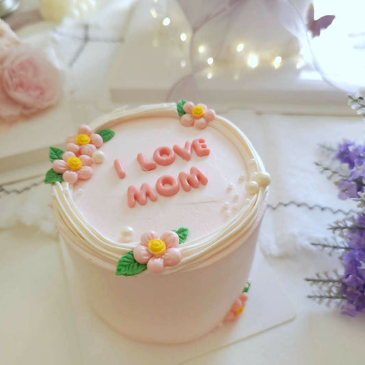 Mother's Day Soap Flower Box Cake 4 Inch