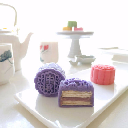 Snowskin Mooncake Mille Crepe Filling 4 pcs Set