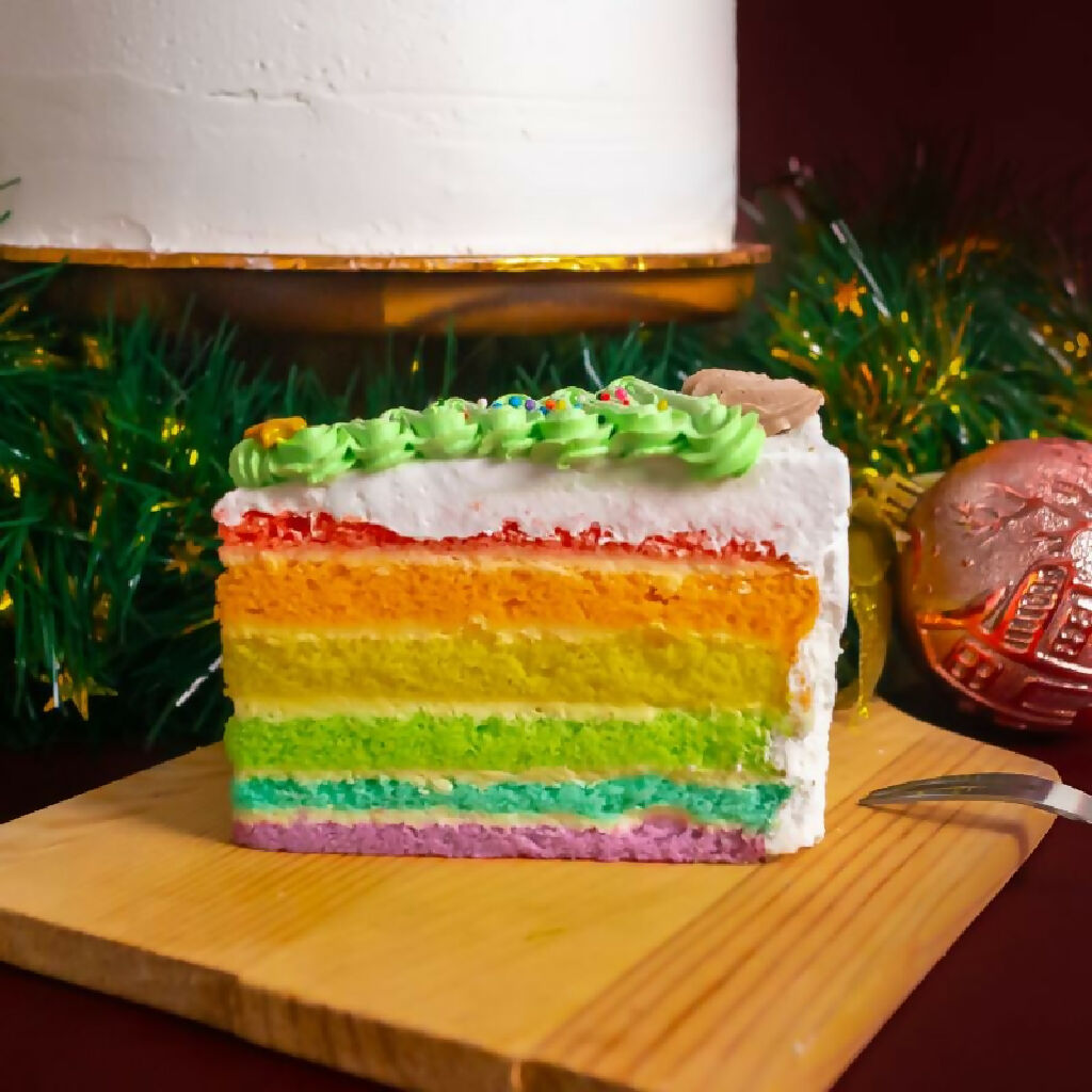 Holiday Joy Rainbow Cake (5-1)