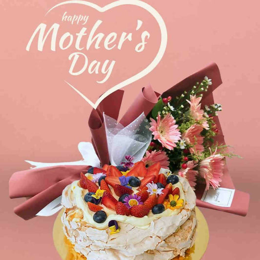Mother's Day Flower & Berry Pavlova Bundle
