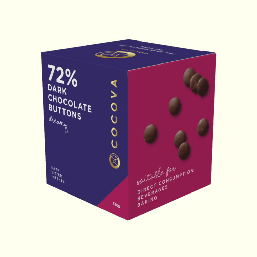 Dreamy 72% Dark Chocolate Buttons