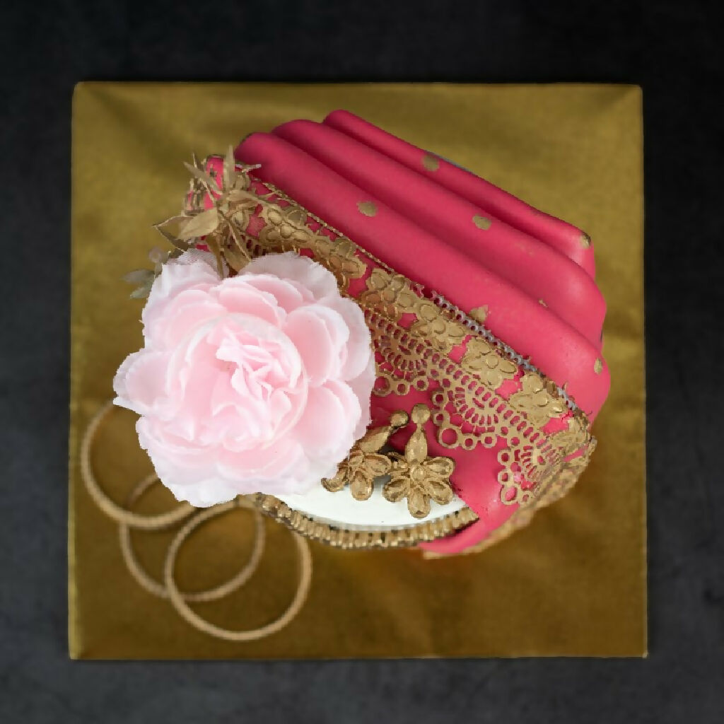 Saree Designer Cake (3-1) 