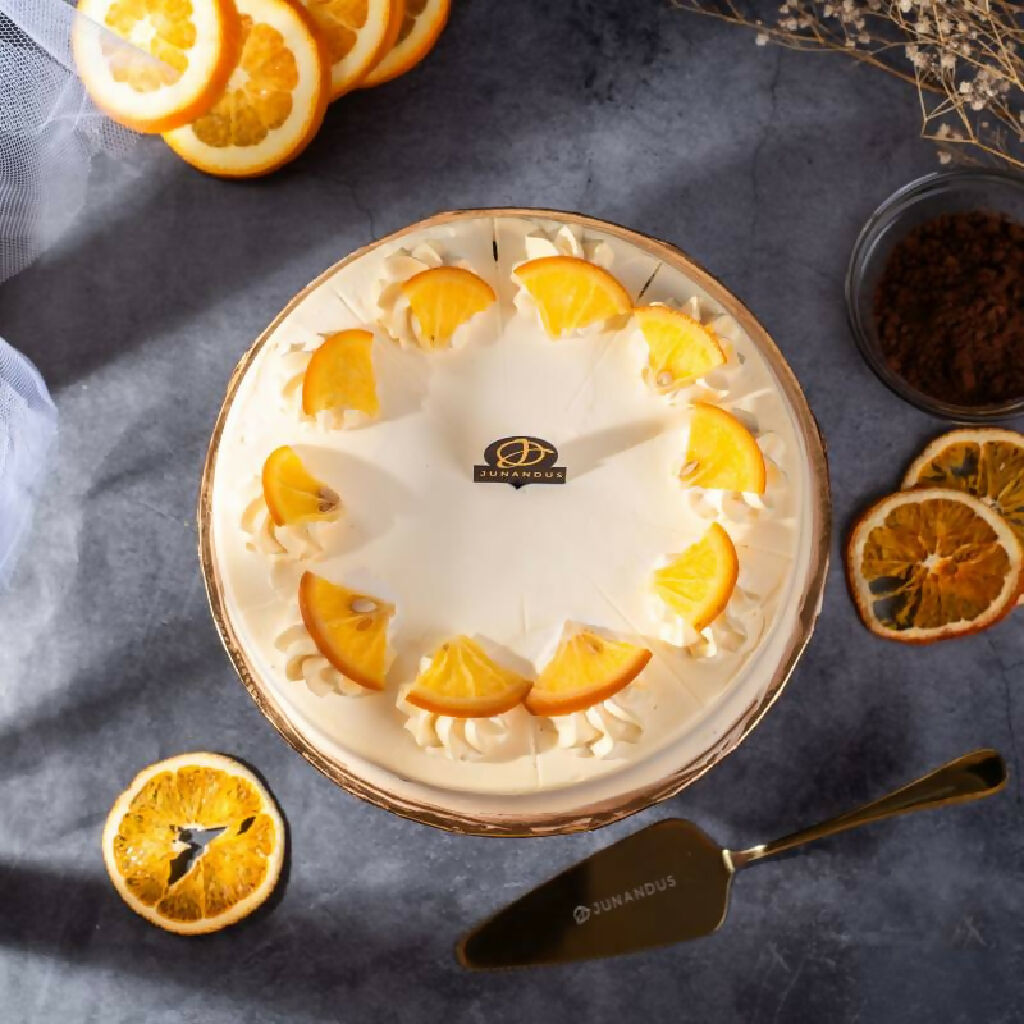 Flourless Tangerine Mousse Cake