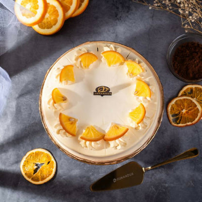 Flourless Tangerine Mousse Cake