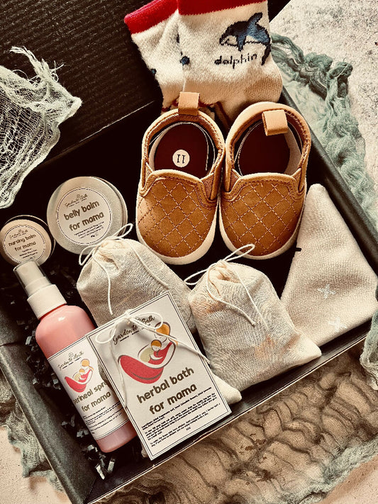 Post Natal Brown Gift Set 1