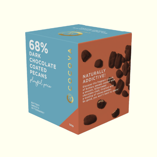 Playful Peca 68% Dark Chocolate Pecans