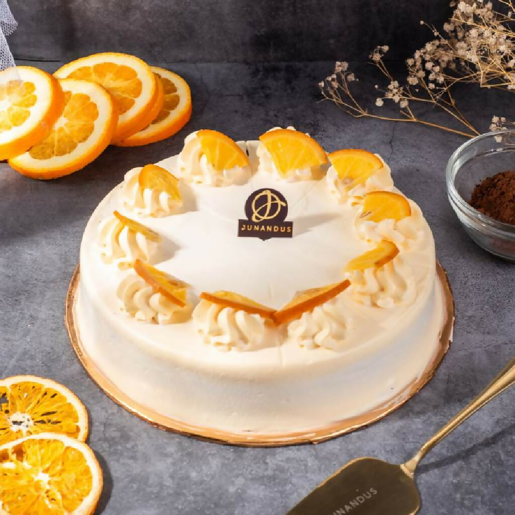 Flourless Tangerine Mousse Cake