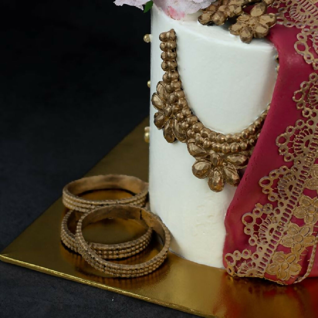 Saree Designer Cake (2-1)