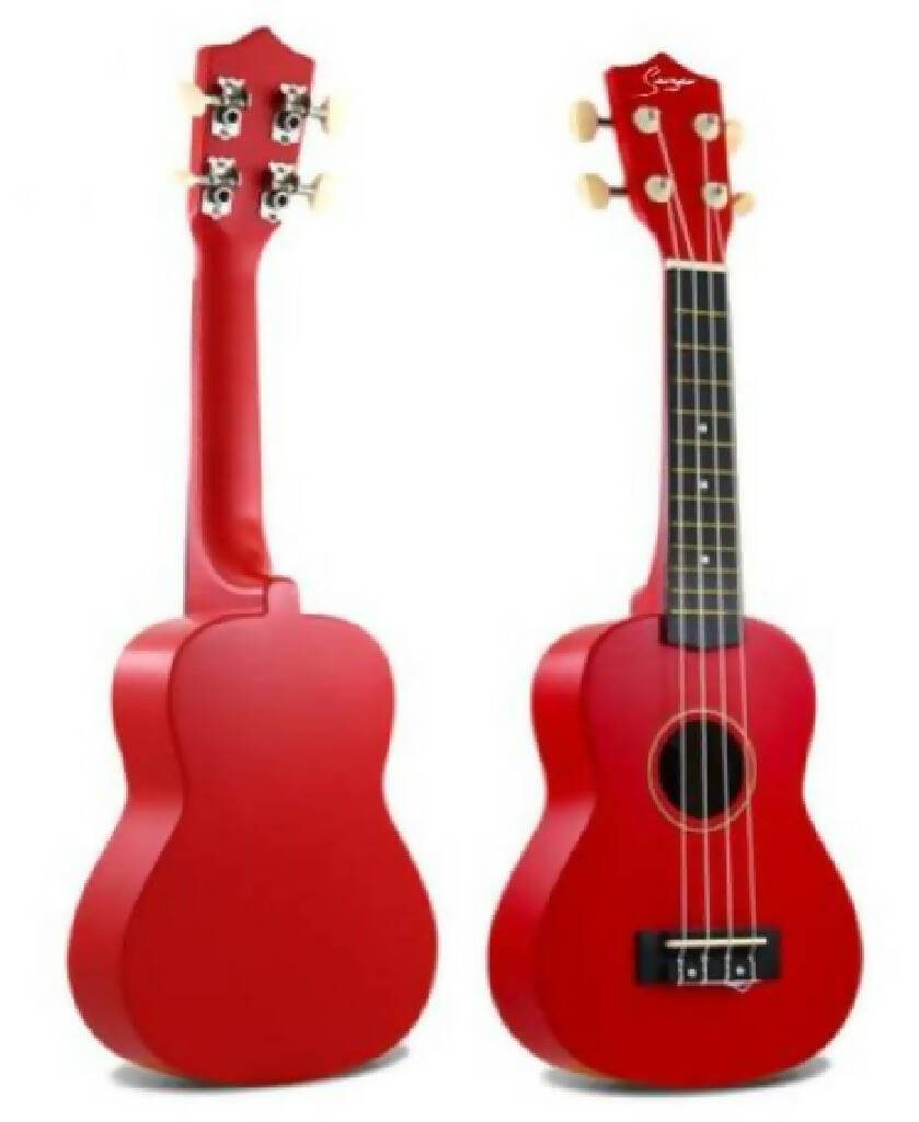 Smiger UK-21 Soprano Ukulele W/Bag (Red)