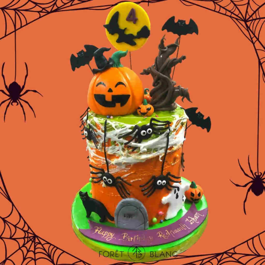 Jack-O-Lantern Chocolate Pinata + Cake