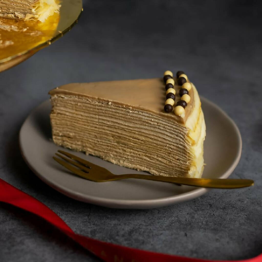 Espresso Macchiato Crepe Cake