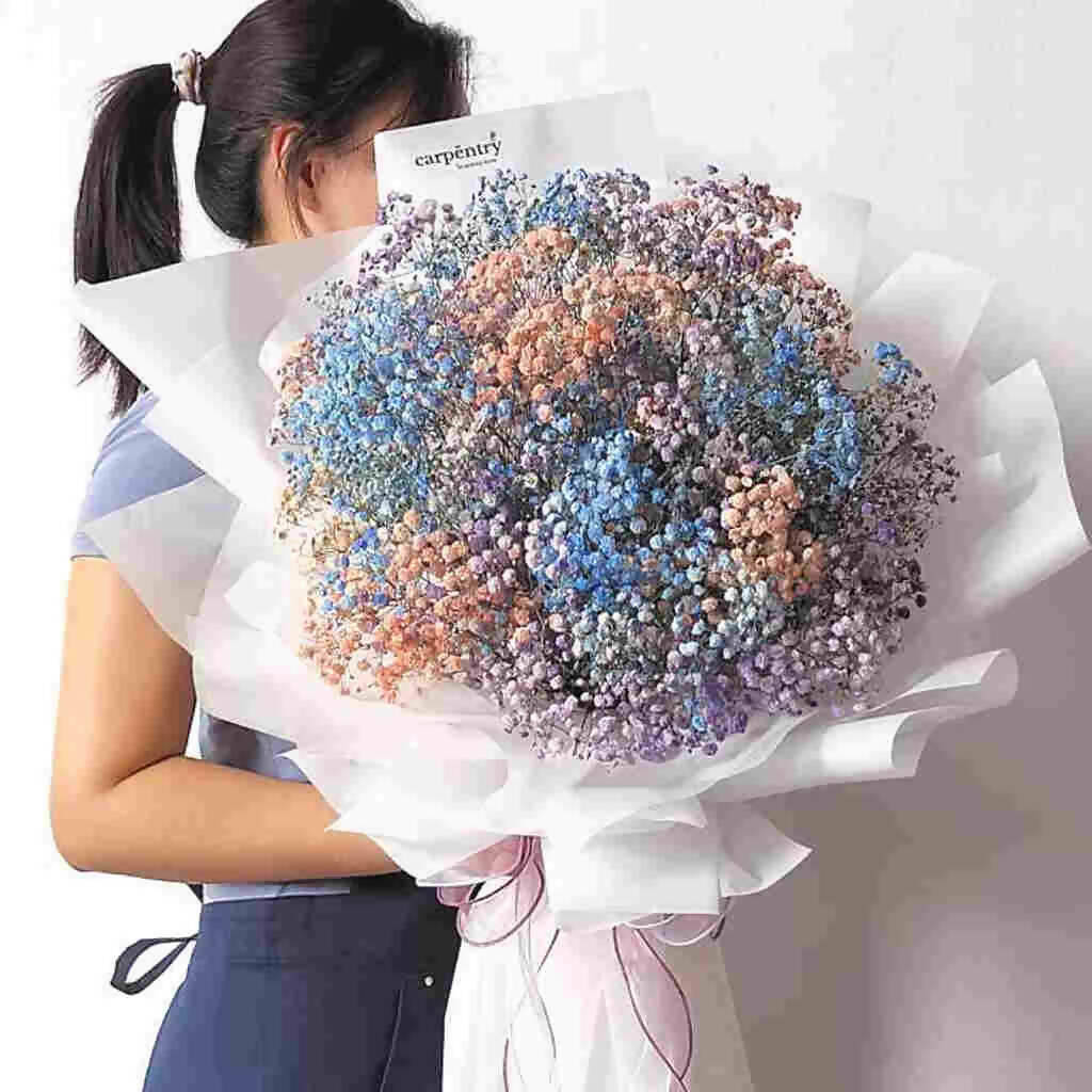 Unicorn - Baby Breath Bouquet