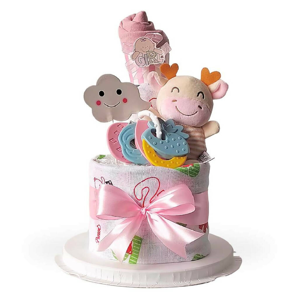 Jack & Beanstalk-Happy Moo Baby Girl Hamper