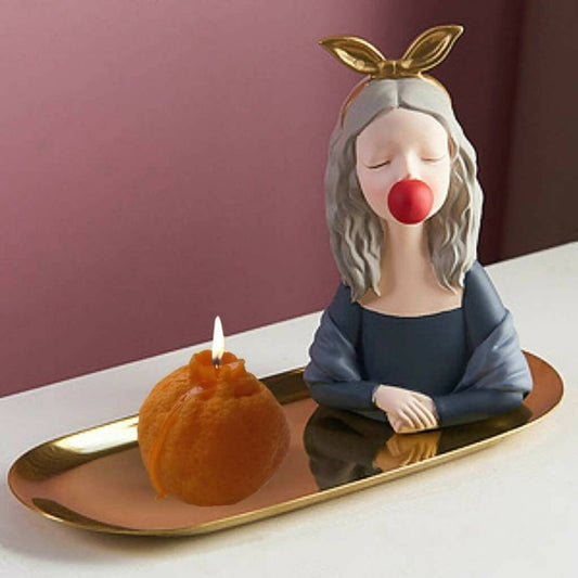 Miss Mona In Grey - Creative Home Decor