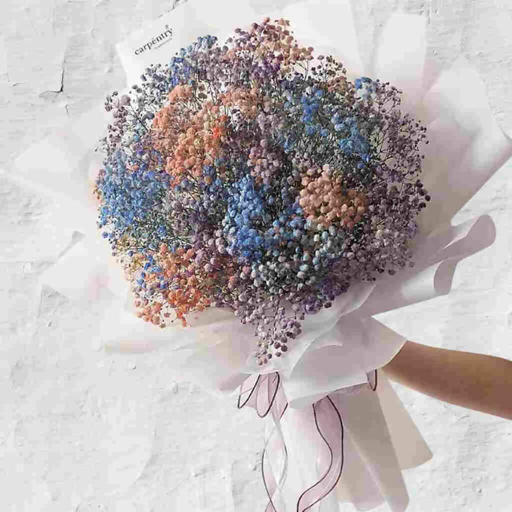 Unicorn - Baby Breath Bouquet