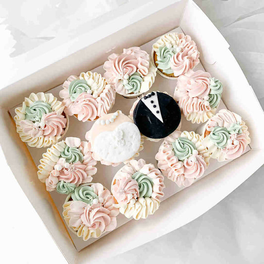 Happy Wedding Cupcake Set