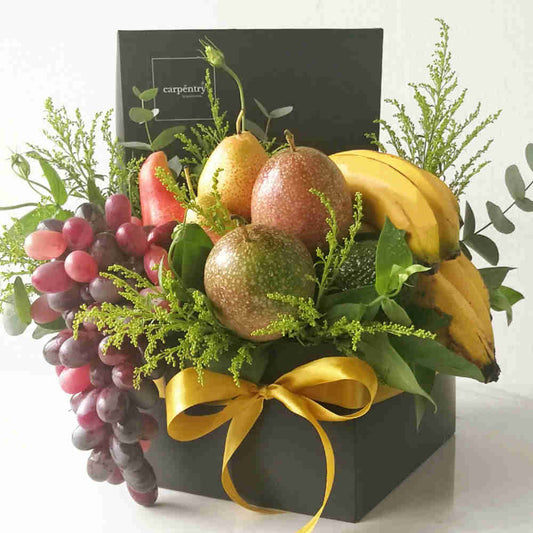 Happy Bowz-True Obsession Flower & Fruit Basket