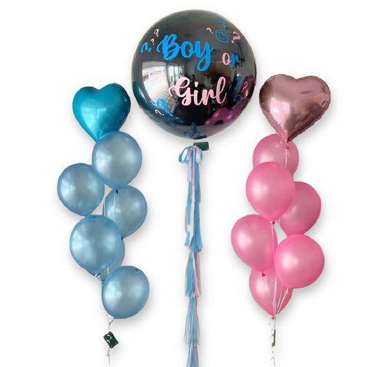 36" Gender Reveal Balloon Bunch