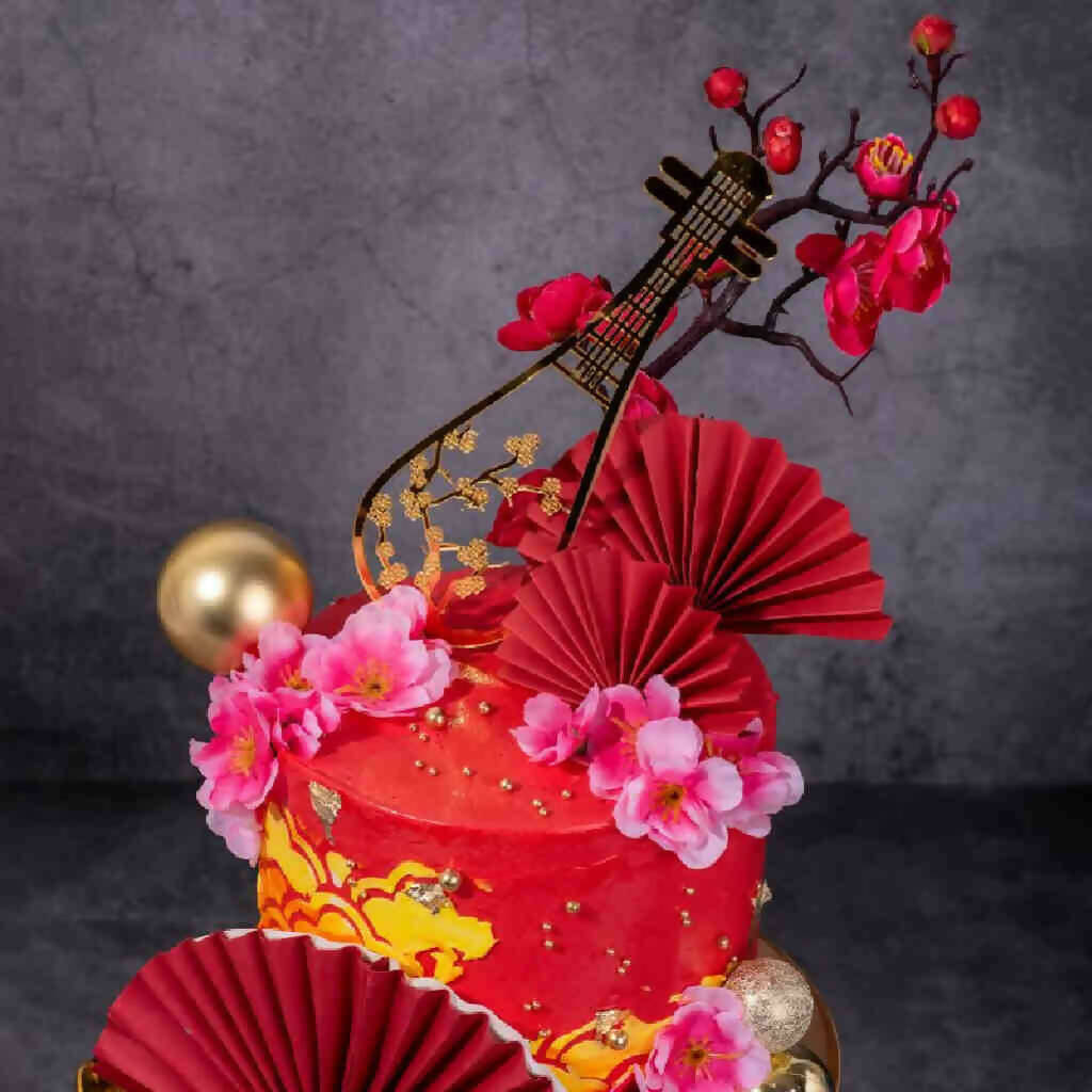 Oriental Ruby Theme Cake (one day advance)