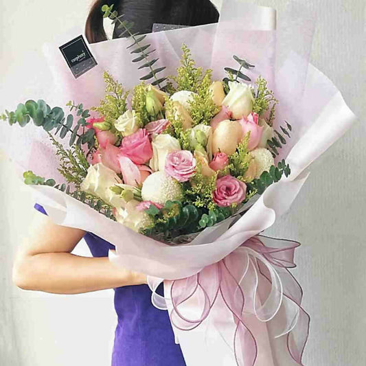 Angel - Pastel Flower Bouquet