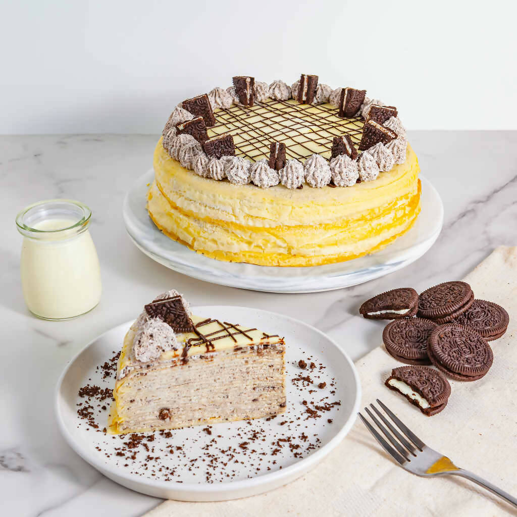 Oreo Mille Crepe Cake 8 inch