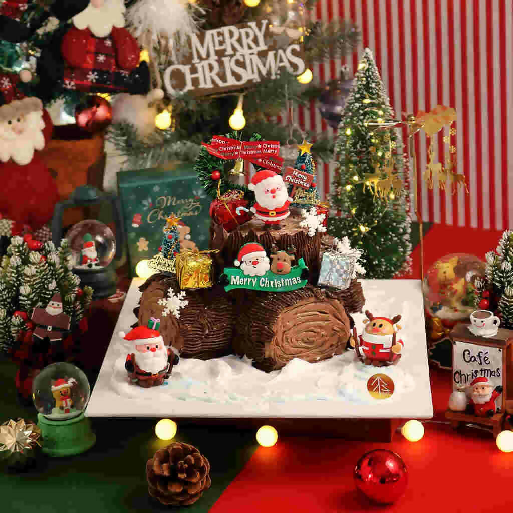 Christmas Log Cake