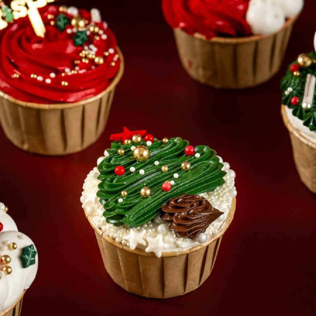 Xmas Surprise Cupcakes (6 pcs)