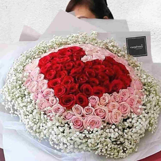 Forever Love Red - 99 Stalks Rose Bouquet