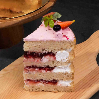 Strawberry Victoria Vegan Naked Cake