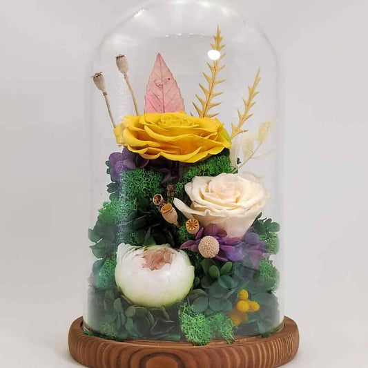 Love And Joy - Preserved Flower Jar