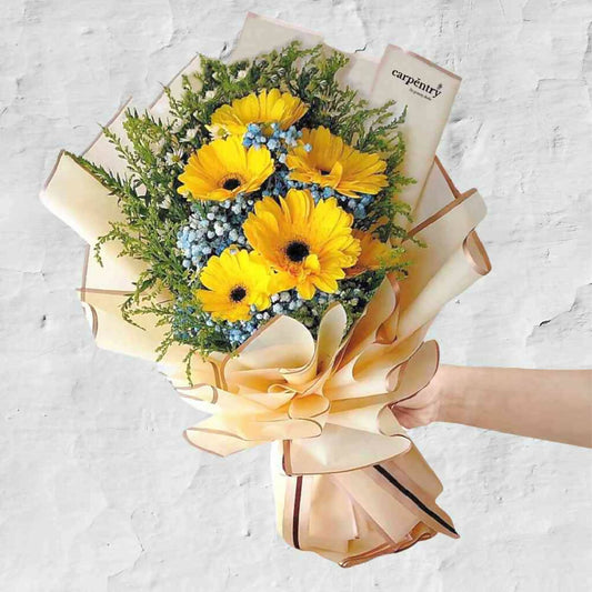 Yellow - Gerbera Bouquet