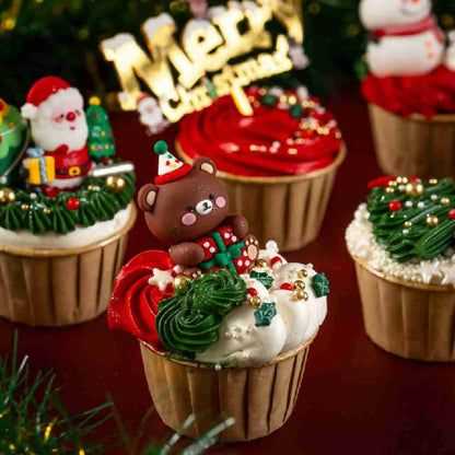 Xmas Surprise Cupcakes (6 pcs)