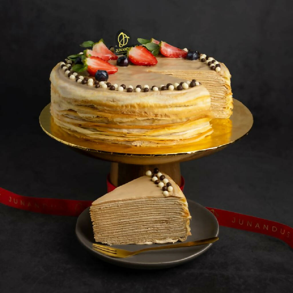 Espresso Macchiato Crepe Cake