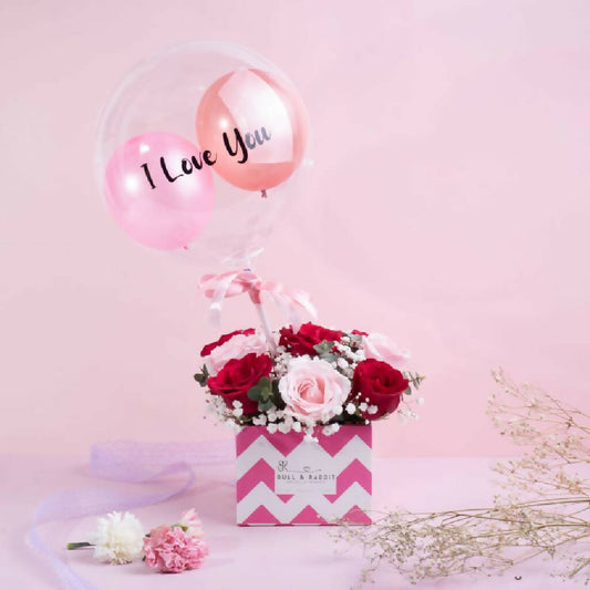 Culey Balloon Fresh Flower Box