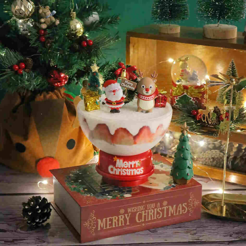 Music Christmas Globe Cake