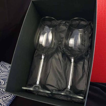 Twin Diamond Wine Glass Set