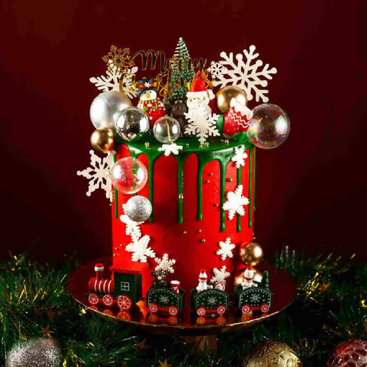 Santa Party Theme Cake (one day advance)